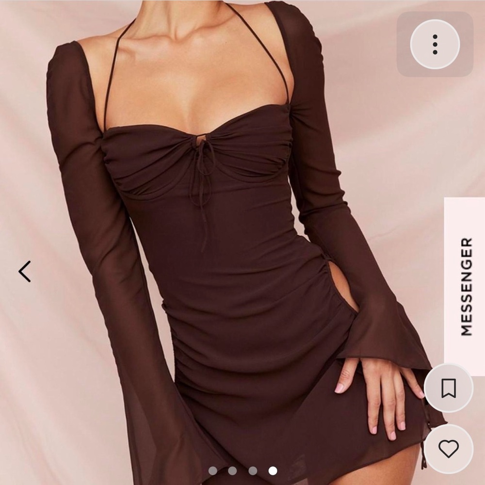 House of CB Baby Dress in Chocolate